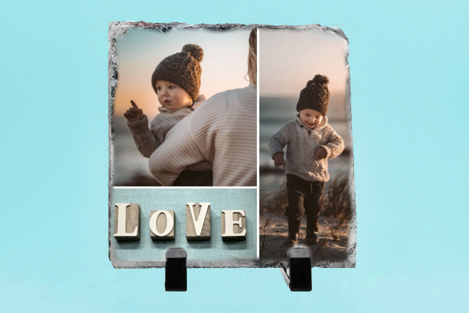 Square Collage Photo Slate - £16.00